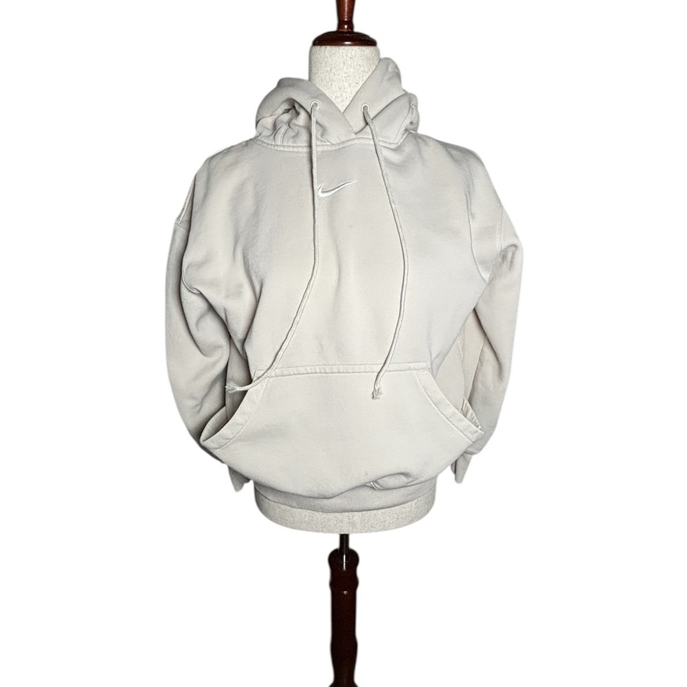 Nike Mini Swoosh Cream Hoodie‎ XS